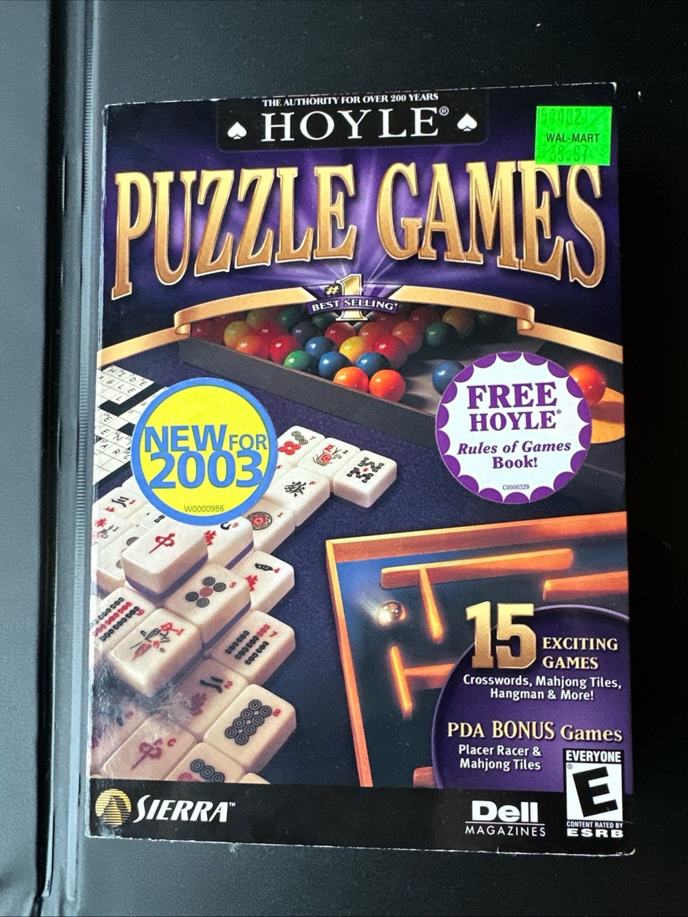 2003 VINTAGE HOYLE PUZZLE GAMES-COMPLETE SET SEALED BOX - Dell Magazine Collab!